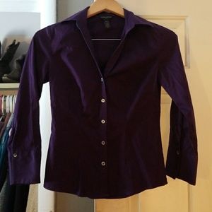 Banana Republic royal purple shirt